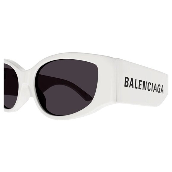 BALENCIAGA Max Sunglasses in Ivory New with Case Womens BB0258S-003 Sunnies - Picture 3 of 16